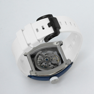 Reloj de Diseño CE-8088G-3, Resistente al Agua, con Correa de Silicona y Acero Inoxidable, Esfera Esqueleto, Movimiento Mecánico Automático - Product Image 4