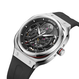 Ready Ship Montres mécaniques automatiques de sport de luxe pour hommes Classic Slim Square Design Power Reserve Feature 41mm Wholesale - Product Image 6