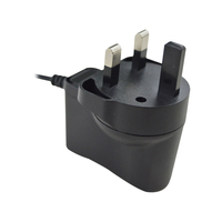 Adaptateur secteur mural AC/DC 100-240V 7.2W 6V 1.2A Prise UK DC 5.5x2.1/5.5x2.5mm avec OVP OCP SCP pour jouets, humidificateurs, produits de beauté CE SAA RoHS OEM