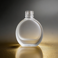 Ensemble de flacons en verre sphériques bombés et givrés rouge vif de 30 ml pour huiles et sérums corporels – Vente en gros de luxe
