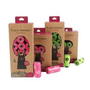 Bolsas de caca de perro ecológicas impresas personalizadas, bolsa de caca de perro de desecho biodegradable compostable perfumada - Product Image 4