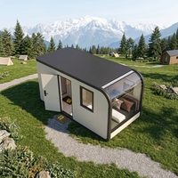 Dôme gonflable de glamping moderne haut de gamme pour usage hôtelier dans les stations montagneuses européennes