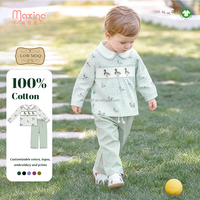 Pyjama grenouillère nouveau-né vert sauge à carreaux avec broderie canard mallard et fermeture à boutons-pression – Vêtements de bébé de boutique