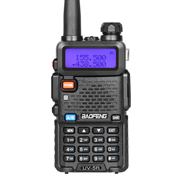 Baofeng UV 5R Walkie Talkie Dual Band 5W Two Way Radio UV5r Bf 136-174MHZ 400-520MHZ Multiple Colors