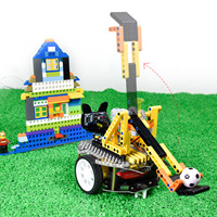 Kit de robot voiture 3 en 1 Keyestudio Stem Programming Beetlebot compatible avec Lego pour Arduino