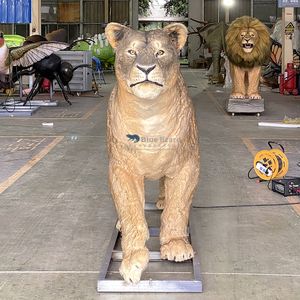 Mô hình sư tử hang động animatronic điêu khắc sinh vật thời tiền sử - Product Image 1