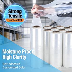 Pellicola <span class=keywords><strong>Estensibile</strong></span> <span class=keywords><strong>per</strong></span> Imballaggio Manuale con Design Facile da Impugnare, Rotolo da 18 Pollici, Pellicola <span class=keywords><strong>Estensibile</strong></span> in Bulk - Product Image 3