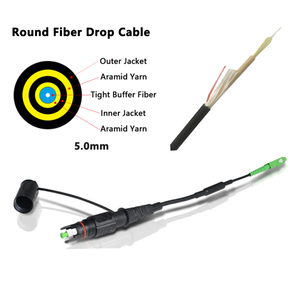 Câble de raccordement extérieur étanche, cordon de brassage pré-connecté SC/APC, câble de brassage à <span class=keywords><strong>fibre</strong></span> optique - Product Image 4