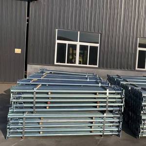 Étais de coffrage en acier robustes, type italien et espagnol, thermolaqués, réglables en hauteur, avec écrou de fixation pour support de dalle - Product Image 1