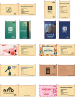 Kartu Bisnis Digital NFC Kayu dengan Ukiran Khusus Kartu NFC Bambu yang Dipersonalisasi untuk Berbagi Media Sosial