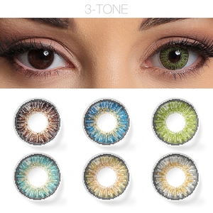 Livraison Gratuite Lentilles de Contact Freshgo 3 Tons Lentilles de Contact Colorées Vente en Gros Lentilles de Contact pour les Yeux <span class=keywords><strong>Lensa</strong></span> Kontak Lentilles Colorées pour les Yeux - Product Image 1