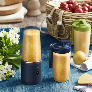 Hot Sale Custom Logo Portable <b>Mini</b> Electric Blender USB Rechargeable Fruit <b>Juicer</b> Mixer For Home Kitchen - Product Image 5
