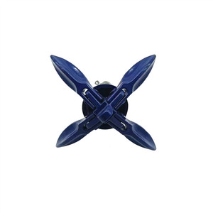 Yat Kayak filika için 0.22KG mavi alüminyum katlanır palamar tekne çapa - Product Image 3