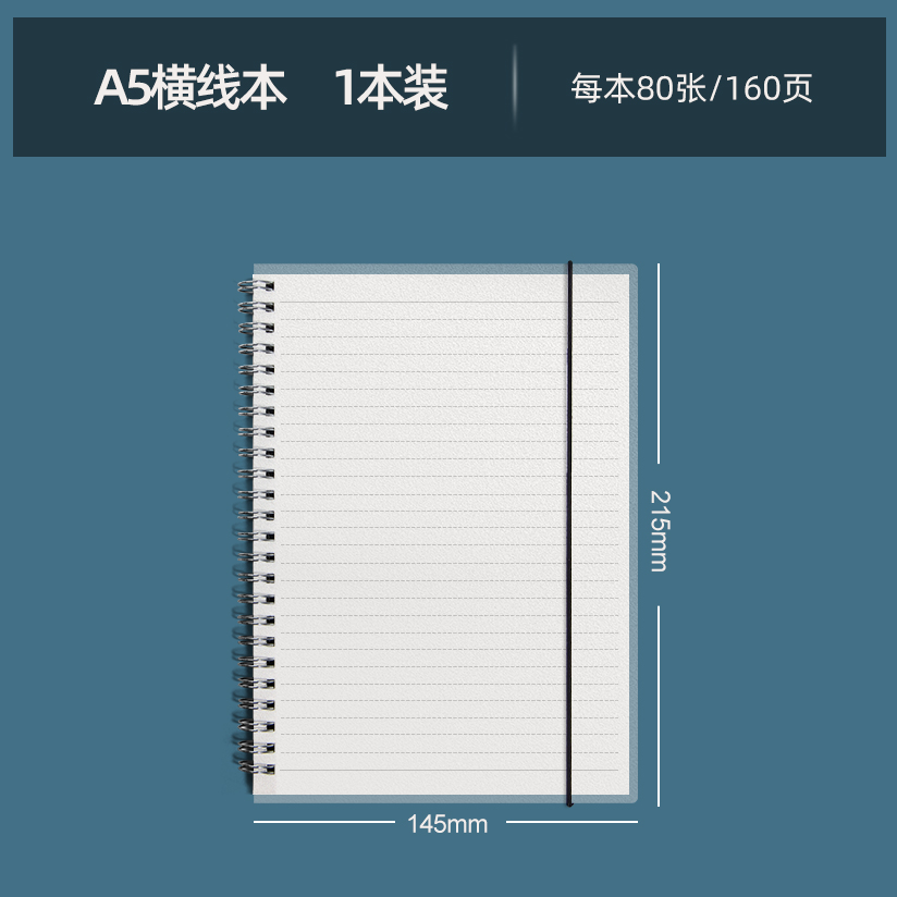 A5 horizontal line 1 book