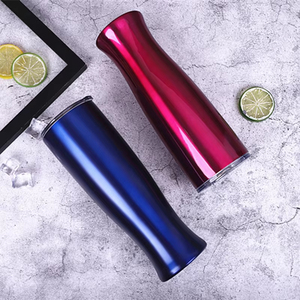 30oz Curved Stainless Steel Thermal Tumbler Double Wall Insulated Cup with Lid 6-12 Hours Insulation Eco-Friendly - Product Image 5