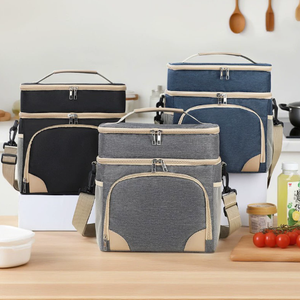 <span class=keywords><strong>Grande</strong></span> sacoche isotherme pour hommes/femmes, boîte à lunch pour le travail au bureau, l'école, les pique-niques, grand sac isotherme, sac à lunch - Product Image 4