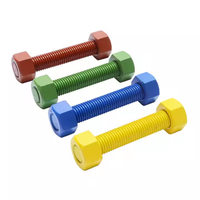 Factory Supply Alloy Steel A193 B7 M22 Threaded Rod Zinc Stud Bolt with 2 Nuts