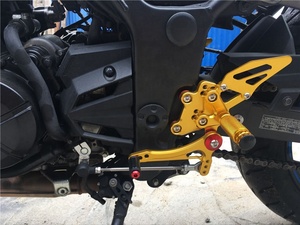 Reposapiés Trasero Ajustable CNC para Motocicleta <span class=keywords><strong>Arashi</strong></span>, para Z300 Z250 NINJA300R NINJA250R 2013-2018, Pedal Delantero - Product Image 5