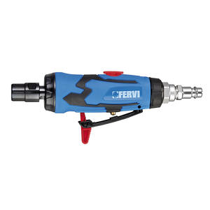 Fervi <b>Mini</b> Pneumatic Axial <b>Grinder</b> 1/4 Inch Air Inlet Rear Exhaust Trigger Switch Straight <b>Tool</b> - Product Image 1