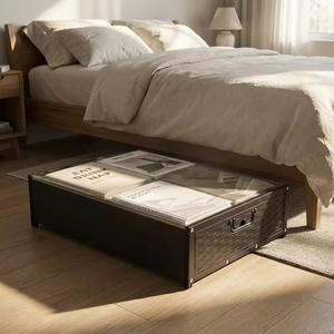 Organizador de Ropa Plegable con Ruedas para Debajo de la Cama, Organizador de Zapatos con Ruedas y Cajones - Product Image 2