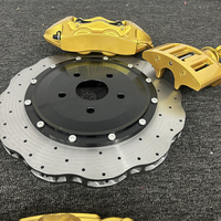 Système de freinage automobile amélioré, étrier de frein 6 pistons / étrier de frein 4 pistons 380 mm style fleur pour Ford Focus Explorer F150 Mustang