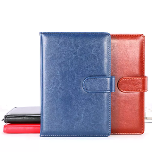 Cahier en <span class=keywords><strong>cuir</strong></span> PU vintage avec logo personnalisé A4 A5 A6 A7, prix d'usine bon marché - Product Image 3