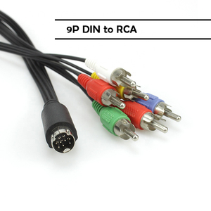 Câble <span class=keywords><strong>Mini</strong></span> Din RCA 6 broches 2x Prises Femelle RCA Adaptateur Convertisseur Gaine PVC Paire Torsadée pour Voiture Prise Din 2/4/6/8/9 broches Prise RCA - Product Image 4