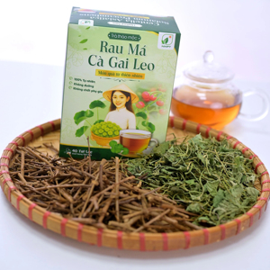 Organic Centella Asiatica Solanum Procumbens Herbal Tea for Daily Wellness - NMPT (40 Tea Bags) - Product Image 1