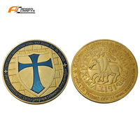 Offre Spéciale Challenge Pièce de franc-maçonnerie à collectionner antique en métal personnalisé plaqué or