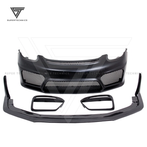 Ajuste GT4 estilo medio parachoques delantero de fibra de carbono para Porsche <span class=keywords><strong>Boxster</strong></span> <span class=keywords><strong>981</strong></span> - Product Image 1