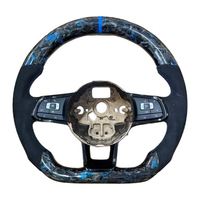 Volant en fibre de carbone pour Volkswagen Golf 5 6 7 7.8 R 7R MK5 MK6 MK7 Gti Polo Passat B7 B8 Tiguan CC