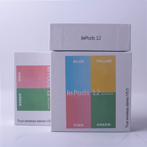 Audífonos Inpods I12 Tws Deportivos Inalámbricos Macaron Dual Por 4 <span class=keywords><strong>Pro</strong></span> 6 I7s I9s con Estuche de Carga, Precios Bajos - Product Image 4