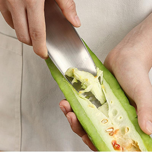 Couteau d'office multifonction en acier inoxydable 304 CXT118 pour la maison, éplucheur, râpe et grattoir à légumes et fruits – Vente en gros - Product Image 6