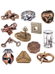 Luban Kongming Lock <span class=keywords><strong>Puzzle</strong></span> Toy High IQ Difficulté à dix niveaux Soulagement du stress Amélioration de l'intelligence pour enfants adultes pour les visites - Product Image 6