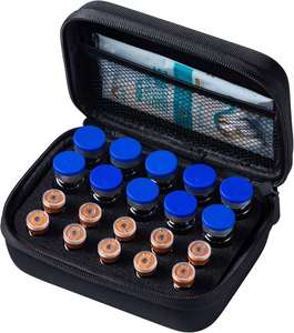 Étui de rangement rigide personnalisé OEM ODM pour flacons de peptides EVA, sac de voyage, boîte, pochette - Product Image 1