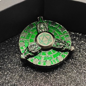 DnD Dungeons & Dragons personalizado juego de <span class=keywords><strong>rol</strong></span> RPG juego de <span class=keywords><strong>dados</strong></span> poliédricos de Metal giratorio <span class=keywords><strong>con</strong></span> caja de regalo - Product Image 2