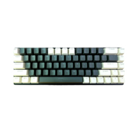Clavier mécanique compact 68 touches 65% HX-JX04 coloré, connectable par USB, pour ordinateur de bureau avec rétroéclairage LED