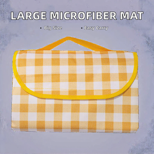 Tapis de pique-nique pliable imperméable Oxford 200cm*200cm pour pique-nique, barbecue, camping - Product Image 2