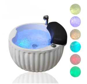 XingYing Luxury Spa Foot Bath Basin Acrílico Madera Suministros para uñas Relajación con función de masaje para salones de belleza - Product Image 3