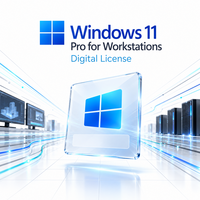 Licencia Digital de Win11 Pro para Estaciones de Trabajo - Versión Internet, Software Global en Línea, Stock Profesional para Computadoras Empresariales