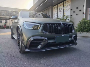 Kit carrosserie en Fiber de carbone ZS <span class=keywords><strong>Auto</strong></span> Performance pour mercedes-benz GLC mise à niveau BS Style pièces lèvre avant accessoires de voiture kit de carrosserie - Product Image 3