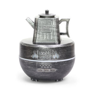 Difusor de Aroma JCSY-384 con Forma de Tetera, 5V USB-C, Funcionamiento Silencioso de 35dB, Color Bronce Plateado, Humidificador de Aceites Esenciales de Escritorio - Product Image 1