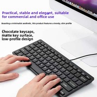 Clavier filaire K1000, 78 touches, non mécanique, interface PS/2 directe, petit format, étanche, durable