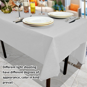 Nappes jetables écologiques <span class=keywords><strong>en</strong></span> <span class=keywords><strong>papier</strong></span> blanc 3 plis pour hôtels et maisons - Product Image 2