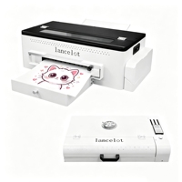 Imprimante DTF A3 L1800 2-en-1 avec four, circulation d'encre blanche, support technique à distance pour l'impression textile (feuilles et rouleaux)