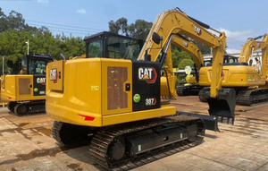 Excavadora de orugas hidráulica usada 2022 para movimiento de tierras, con motor y bomba, 7.5T, para construcción - Product Image 2