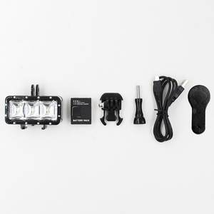 Lampe de plongée LED sous-marine étanche pour vidéo <span class=keywords><strong>Gopro</strong></span>, autres caméras d'action, photographie, vente en gros - Product Image 6