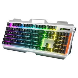 Nueva búsqueda caliente palabras clave ratón venta al por mayor USB mecánico de escritorio con cable teclado para juegos RGB retroiluminado aleación de aluminio 7-RGB - Product Image 4