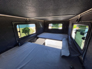 Camper pour pick-up à coque rigide de fabrication fiable à vendre, avec installation rapide, pliable, quatre saisons, Ford Ranger T6 RAM 1500 - Product Image 5