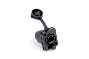 IP65 Waterproof <strong>Cat</strong>.5e Copper Contact RJ45 Connector Female to Female Couplers with Zinc Alloy Housing Play and <strong>Plug</strong> Socket - Product Image 2